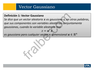 6 vectores gaussianos | PDF