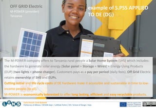 System Design for Sustainability for All. S.PSS Design applied to ...