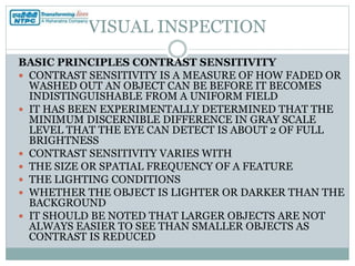 Basics of carrying out Visual Inspection of Engineering Goods | PPTX ...