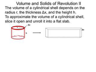 6 volumes of solids of revolution ii x | PPTX
