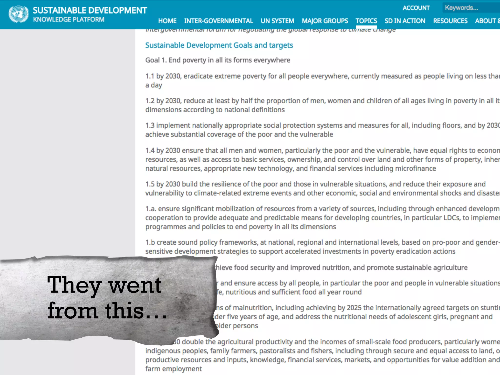 They went
from this…
 