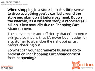 6 Ways to Stop Ecommerce Shopping Cart Abandonment | PPT