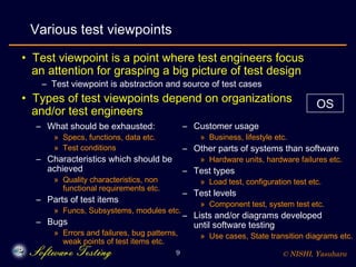Viewpoint-based Test Requirement Analysis Modeling and Test ...
