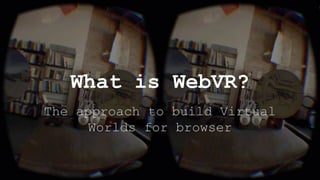Портируем существующее Web-приложение в виртуальную реальность / Денис Радин (Liberty Global)