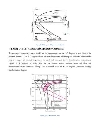iso-thermal transformation of steel | DOCX
