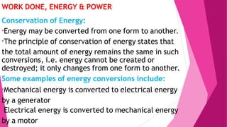 6_WORK, ENERGY & POWER LECTURE.ppt in civil | PPT