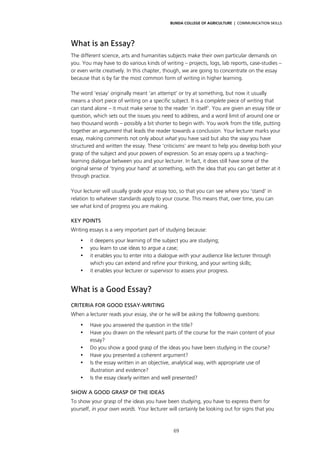 how to write a unique college essay