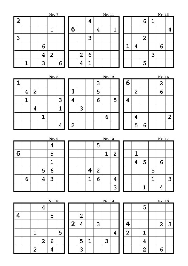 Sudoku Mas De 350 Imagenes Para Jugar E Imprimir