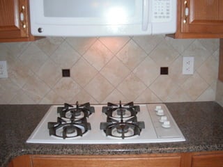 6x6 Tile Backsplash Design