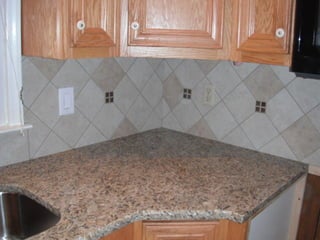 6x6 Tile Backsplash Design