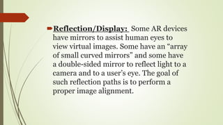 Augmented reality technical presentation | PPTX