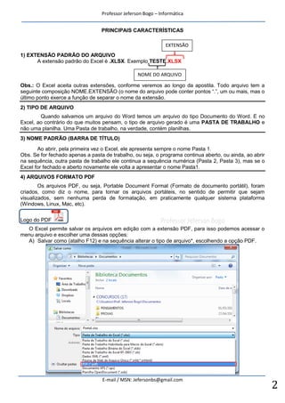 Apostila do excel 2010 (1) | PDF