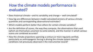 Climate Modeling and Future Climate Change Projections | PDF