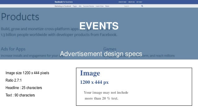 facebook dimensions size of facebook event photo