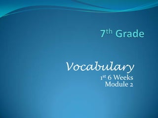 7 1-2 vocabulary ppt | PPT