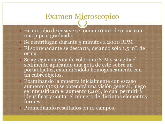 Eritrocitos - Hematuria Discos redondos de colordébilmente amarillo rojizo,con doble contorno. Pueden haber de 0 – 1 por...