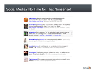 Social Media? No Time for That Nonsense!
 