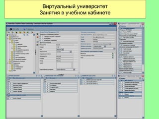 Виртуальный университет Занятия в учебном кабинете 