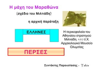 ▲ Αναπαράσταση αγκυροβολημένων πλοίων κατά τη μάχη του Μαραθώνα
http://el.wikipedia.org/wiki
 