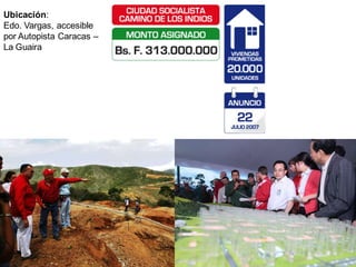 Ubicación:
Edo. Vargas, accesible
por Autopista Caracas –
La Guaira
 