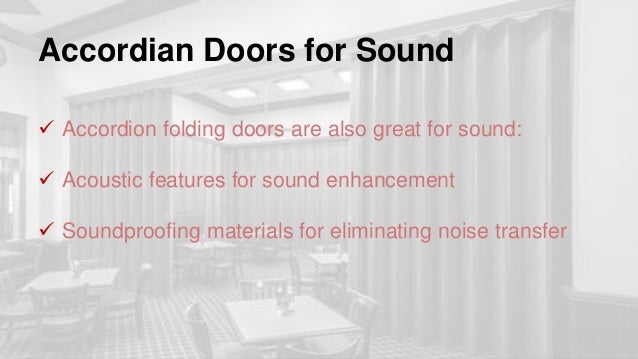 Accordion Doors 101