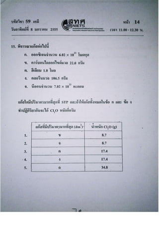สอบ 7 วิชา