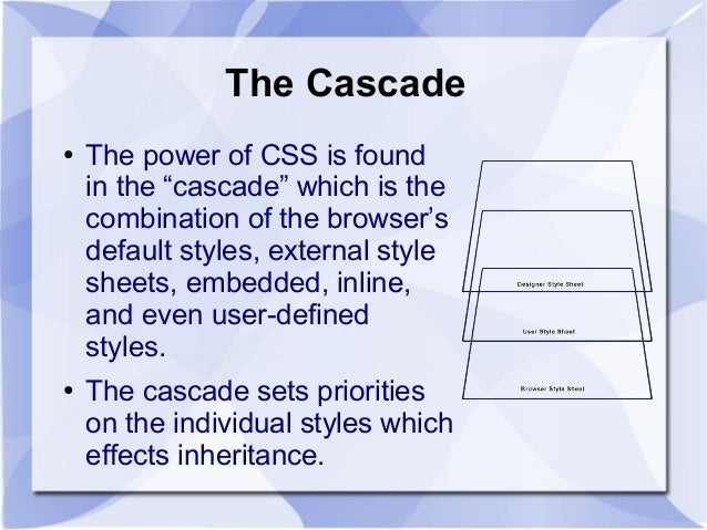 Cascading style sheets s