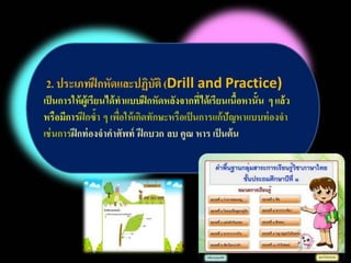 บทที่ 7 คอมพิวเตอร์ช่วยสอน