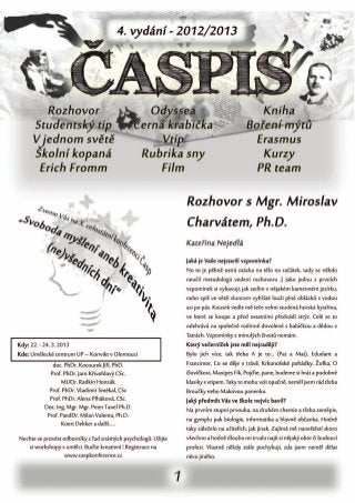 ČASPIS - IV. vydání 2012/2013