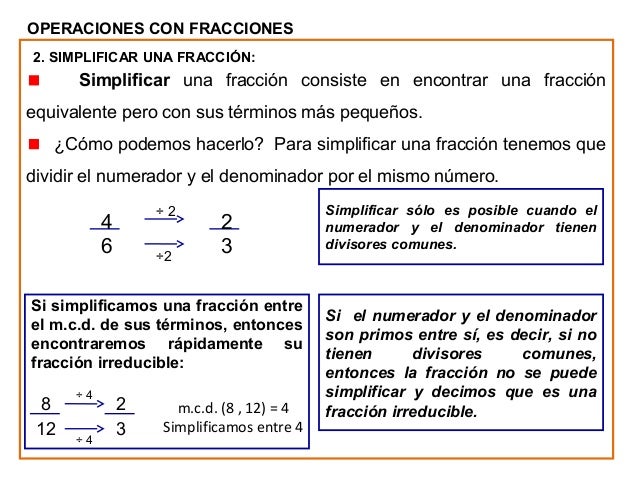7.1.3 operaciones confraccionesconceptos básicos
