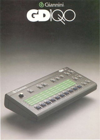 Catálogo Giannini Ritmo Eletrônico 1980 (GD100)