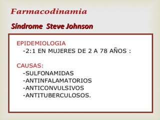 Síndrome Steve Johnson

106

 