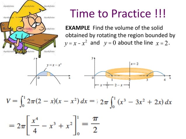 7.3 volumes by cylindrical shells | PPTX