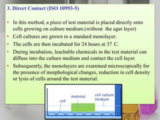 Direct Contact Method In vitro testing of drug toxicity | PPTX