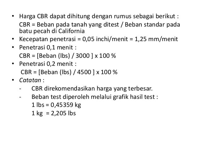Laboratorium Uji Tanah - CBR Lapangan