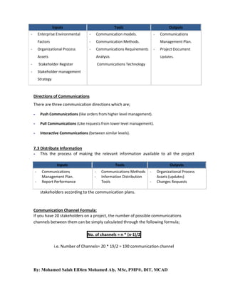 7. project communications management | PDF
