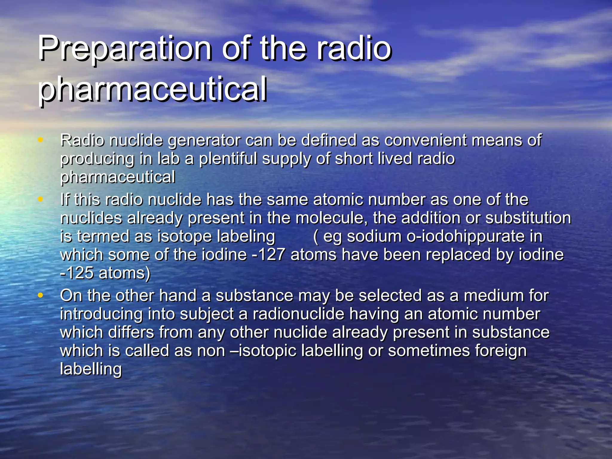radiopharmaceuticals | PPT