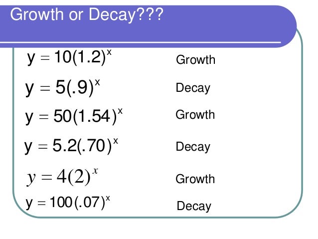 7.2 Alg 2 exploring exponential models