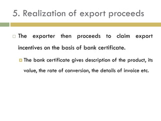 Stages of export order | PPT