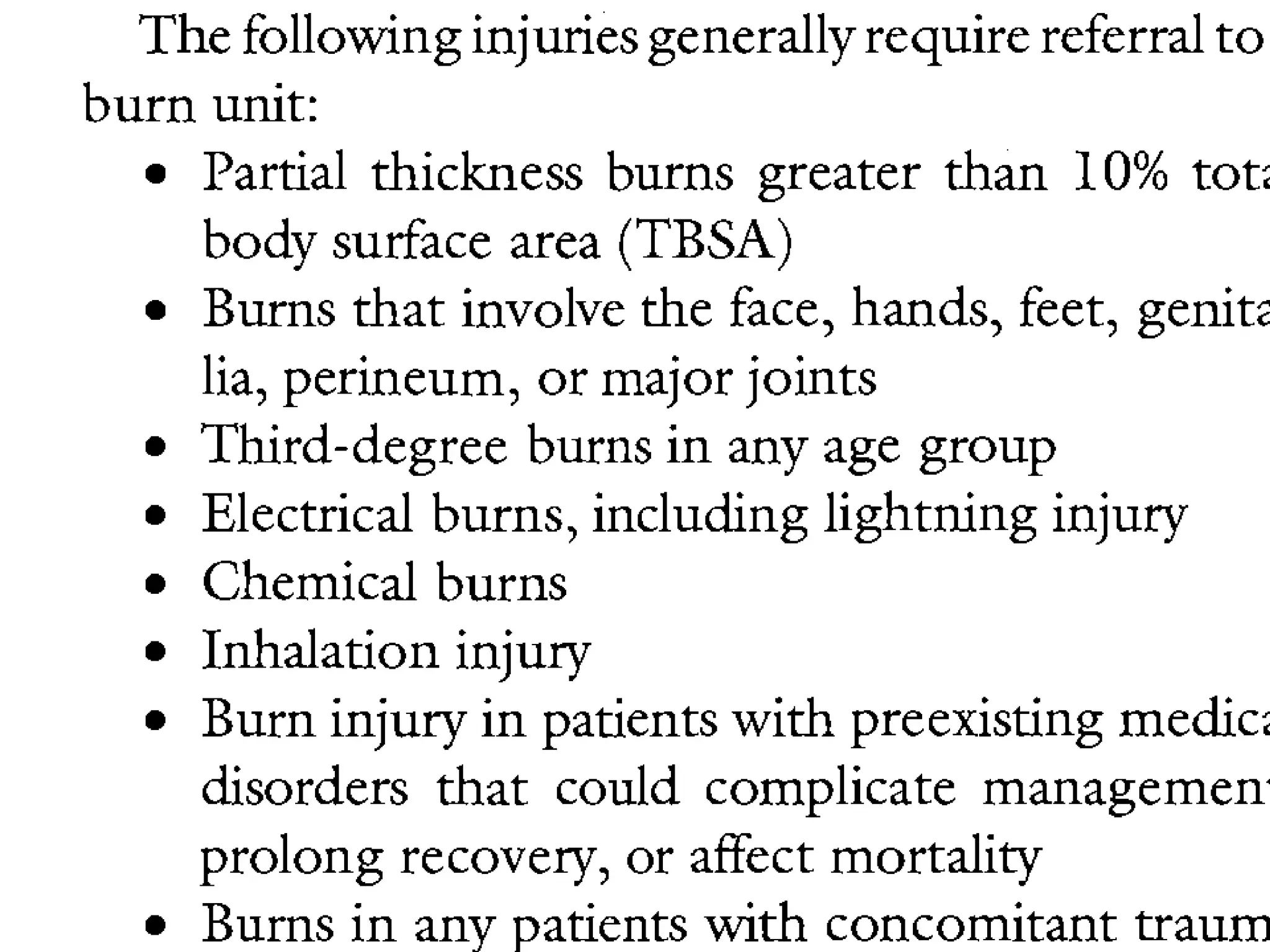 management of a burn patient | PPT