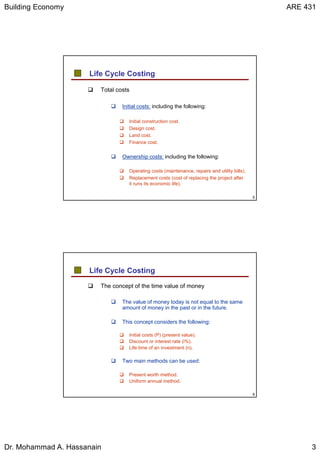 7.0 life cycle costing | PDF