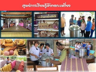 www.themegallery.com
ศูนย์การเรียนรู้ผ้าทอกะเหรี่ยง
 