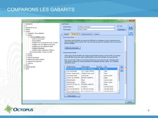 COMPARONS LES GABARITS
6
 
