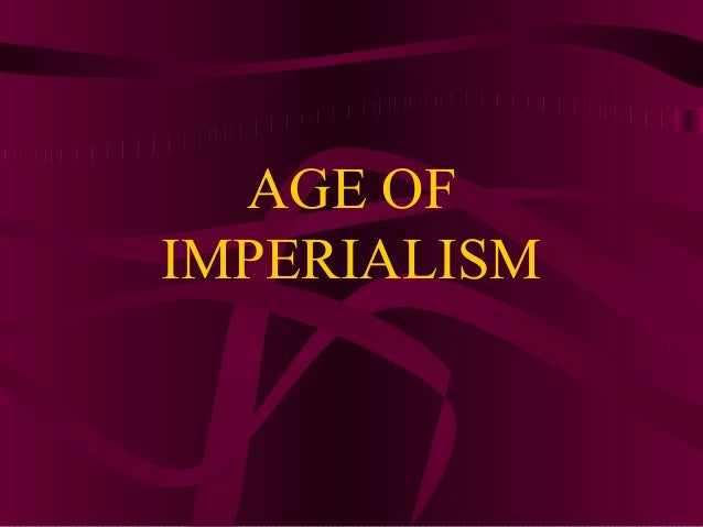 age of imperialism