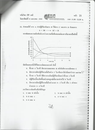 7 สามัญ เคมี + เฉลย