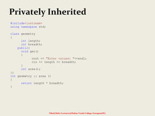 Inheritance : Extending Classes | PPT