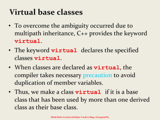 Inheritance : Extending Classes | PPT