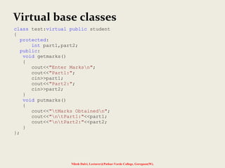 Inheritance : Extending Classes | PPT