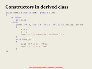 Inheritance : Extending Classes | PPT