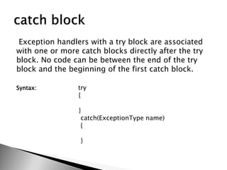 7.error management and exception handling | PPT
